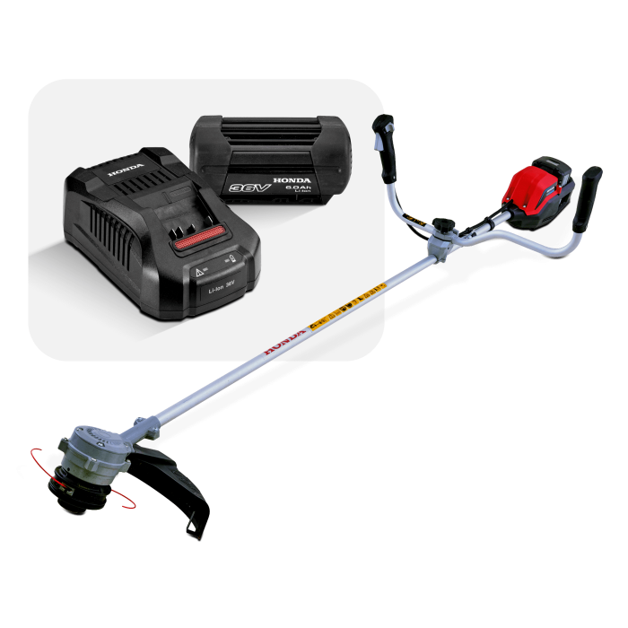 HHT36 Battery Brush Cutter Kit (Includes 6Ah Battery & Charger) HHT36 Battery Brush Cutter Kit (Includes 6Ah Battery & Charger)